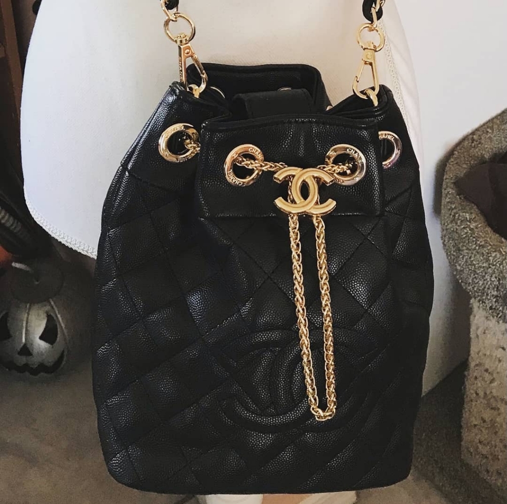 VIP beauty crossbody bucket bag
